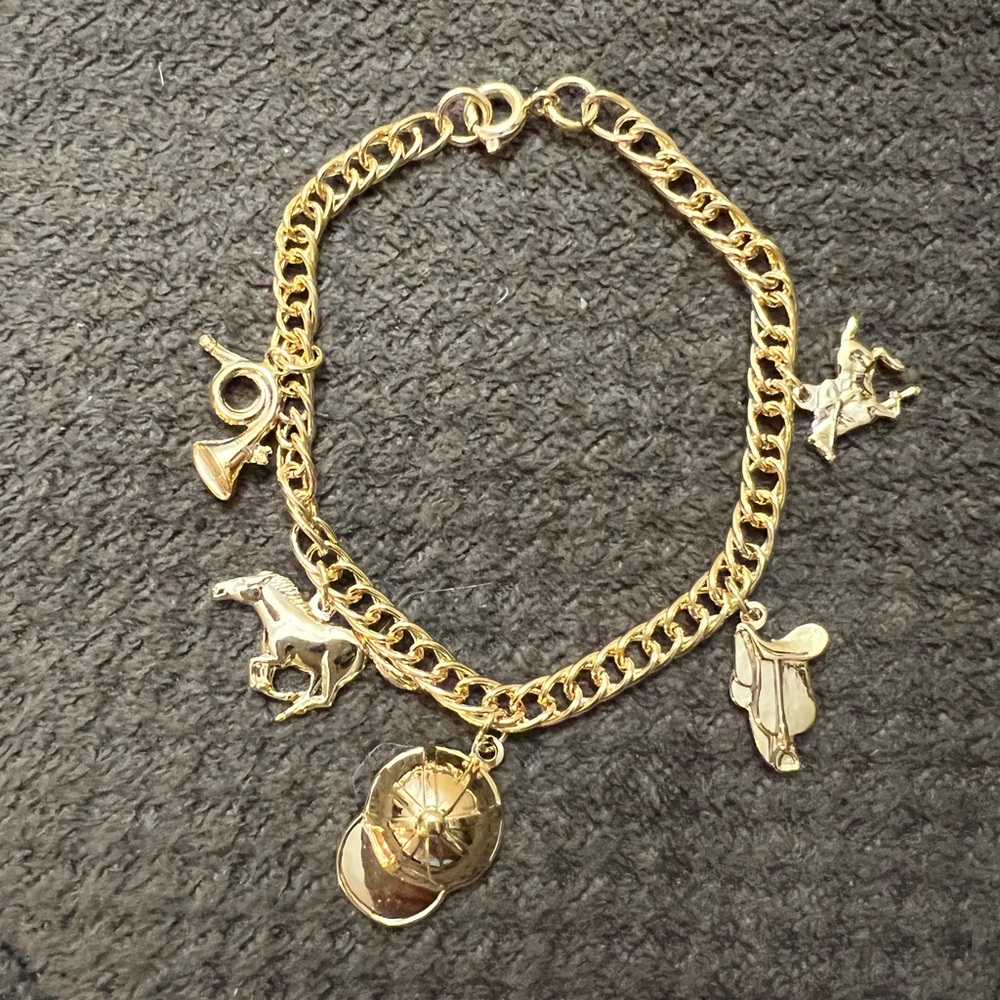 Horse Racing/Derby Charm Bracelet